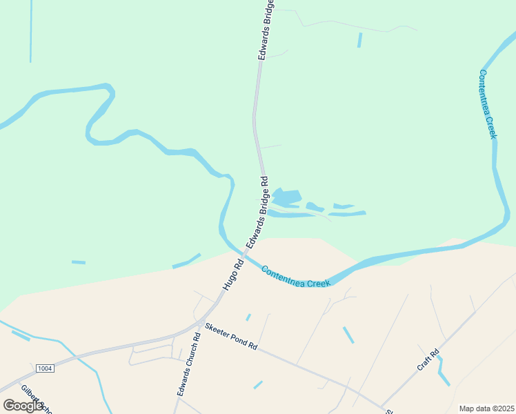 map of restaurants, bars, coffee shops, grocery stores, and more near Edwards Bridge Road in Hookerton