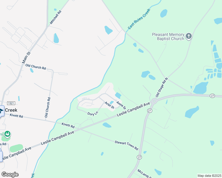 map of restaurants, bars, coffee shops, grocery stores, and more near 62 Linsey Court in Lillington