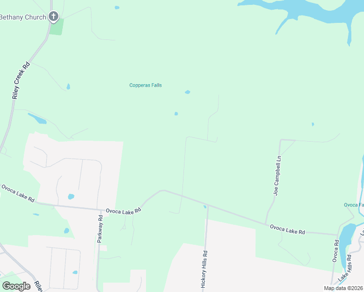 map of restaurants, bars, coffee shops, grocery stores, and more near 245 Copperas Creek Road in Tullahoma