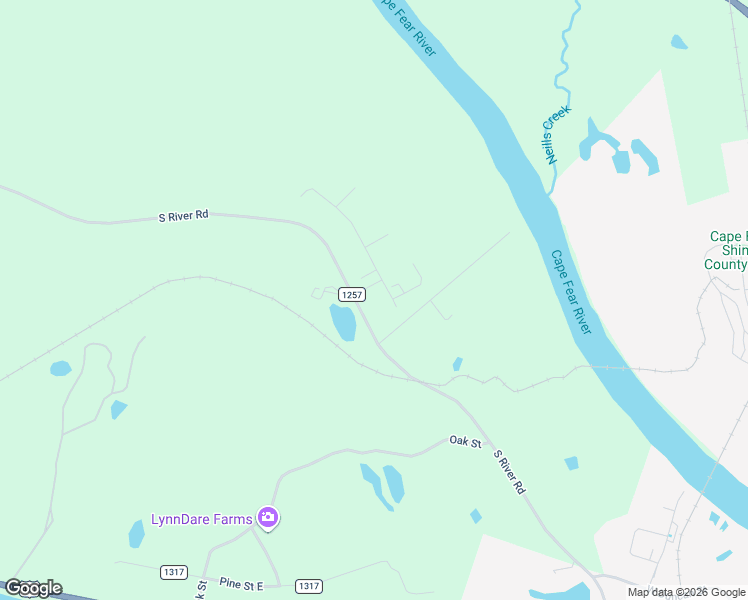 map of restaurants, bars, coffee shops, grocery stores, and more near 2401 Ridge Run in Lillington