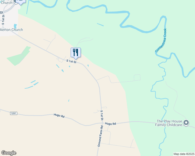 map of restaurants, bars, coffee shops, grocery stores, and more near 1139 Morris Bbq Road in Hookerton