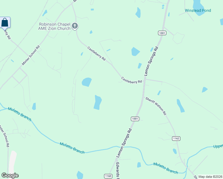 map of restaurants, bars, coffee shops, grocery stores, and more near 780 Castleberry Road in Sanford