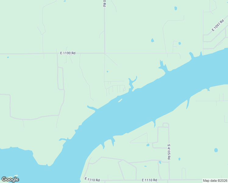 map of restaurants, bars, coffee shops, grocery stores, and more near 410056 East 1103 Road in Checotah