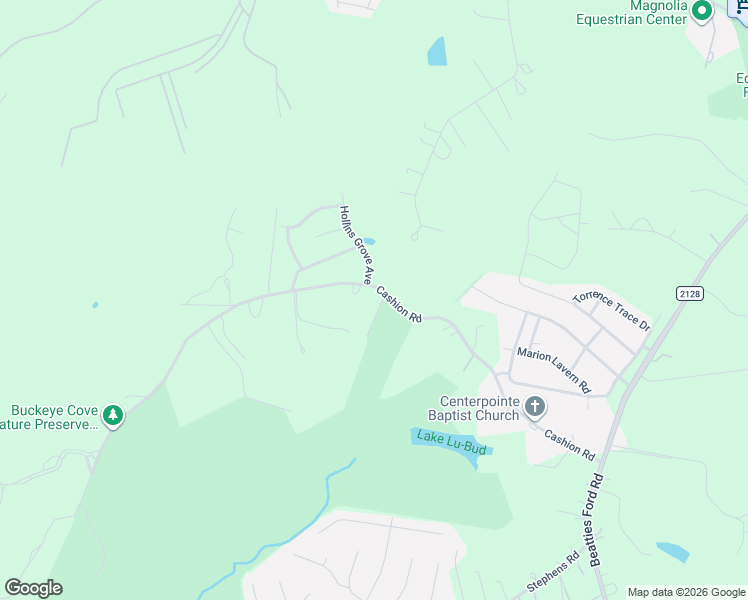 map of restaurants, bars, coffee shops, grocery stores, and more near 5938 Cashion Road in Huntersville