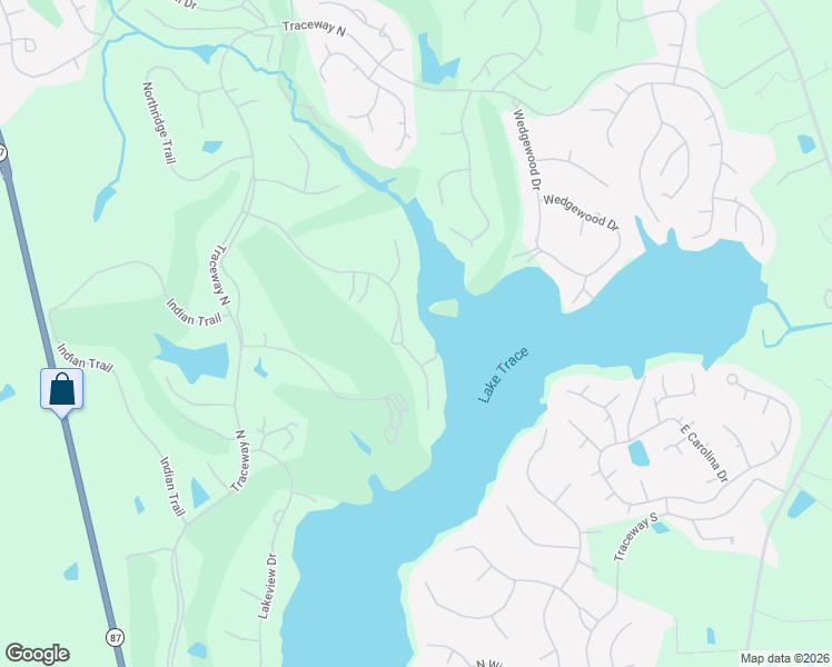 map of restaurants, bars, coffee shops, grocery stores, and more near 283 Fairway Lane in Sanford