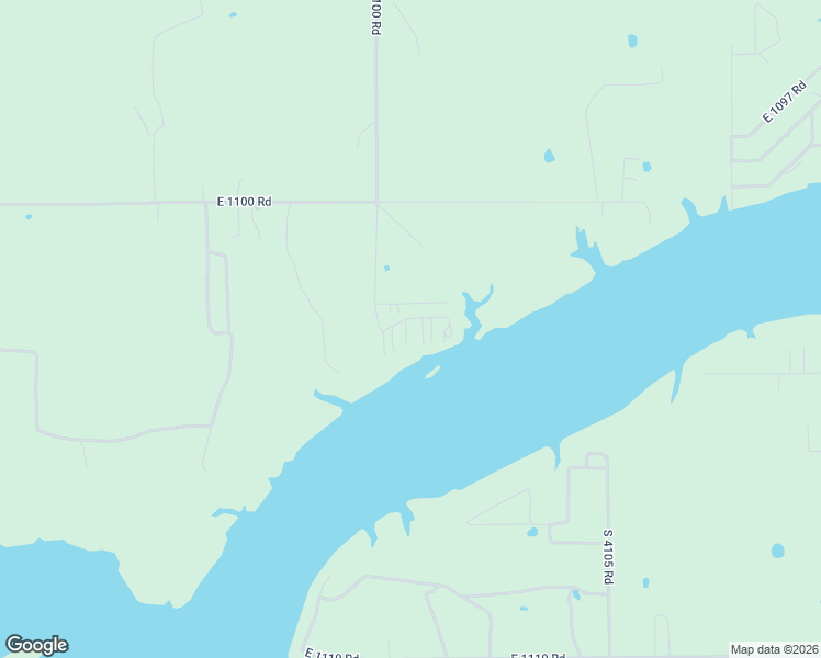 map of restaurants, bars, coffee shops, grocery stores, and more near 410056 East 1103 Road in Checotah