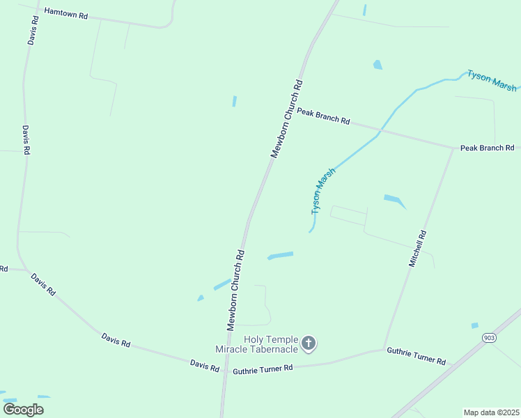 map of restaurants, bars, coffee shops, grocery stores, and more near 1775 Mewborn Church Road in Snow Hill