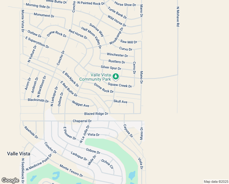 map of restaurants, bars, coffee shops, grocery stores, and more near 7527 Dome Rock Drive in Kingman