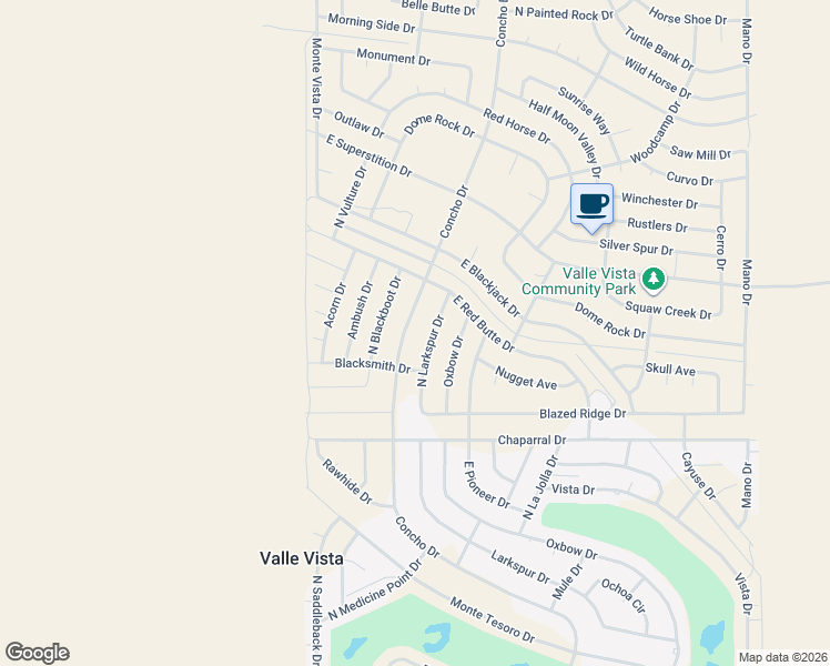 map of restaurants, bars, coffee shops, grocery stores, and more near 7882-7886 Concho Dr in Kingman