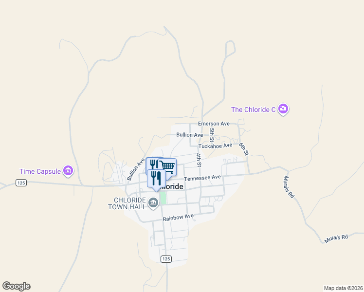 map of restaurants, bars, coffee shops, grocery stores, and more near 4922 B Bullion Avenue in Choride