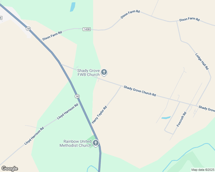 map of restaurants, bars, coffee shops, grocery stores, and more near 444 Shady Grove Church Road in Snow Hill