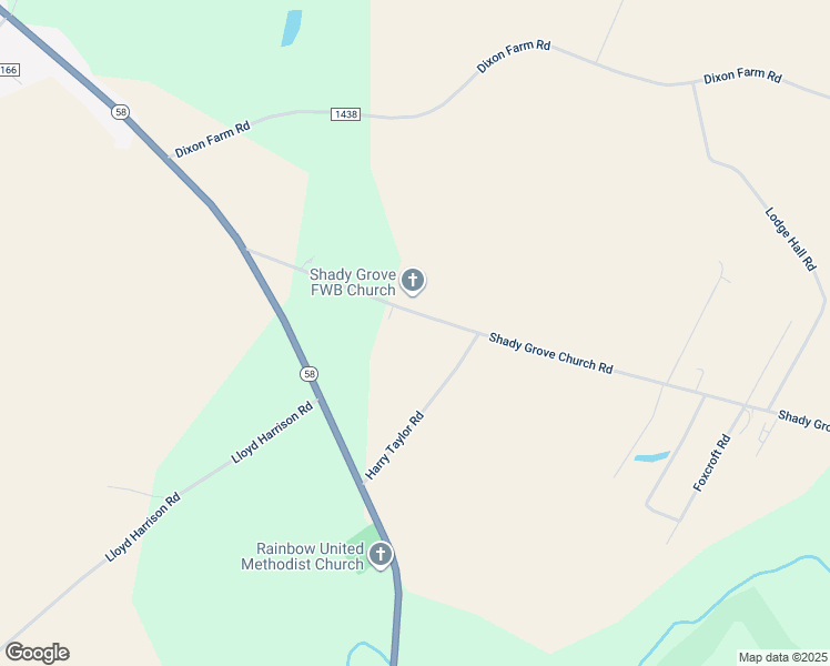 map of restaurants, bars, coffee shops, grocery stores, and more near 422 Shady Grove Church Road in Snow Hill