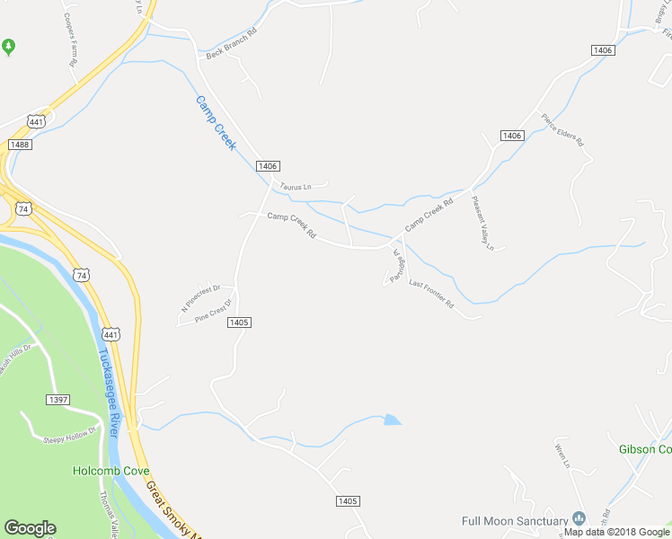 map of restaurants, bars, coffee shops, grocery stores, and more near 250 Camp Creek Road in Whittier