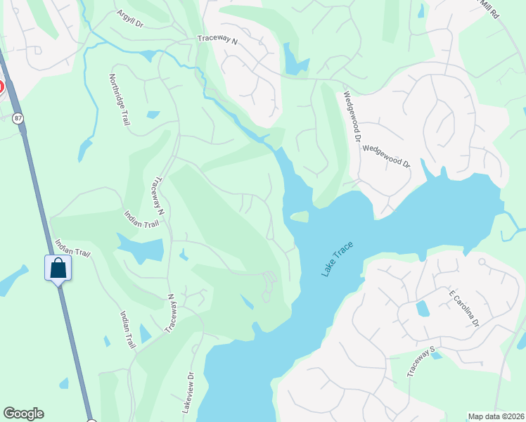 map of restaurants, bars, coffee shops, grocery stores, and more near 279-283 Fairway Ln in Sanford