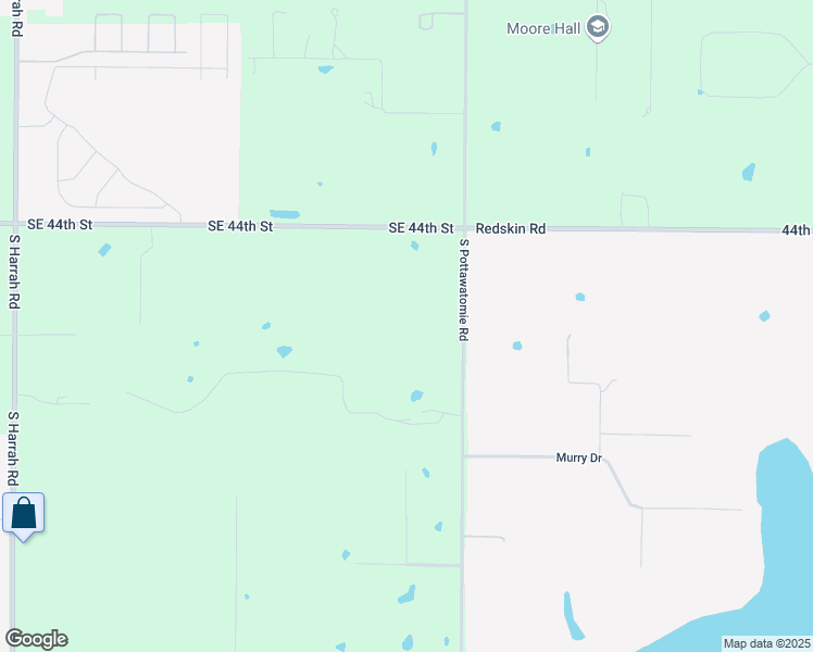 map of restaurants, bars, coffee shops, grocery stores, and more near 4821 South Pottawatomie Road in Oklahoma County