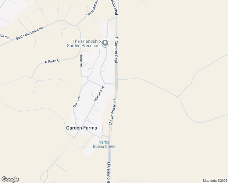 map of restaurants, bars, coffee shops, grocery stores, and more near 16954 El Camino Real in Atascadero