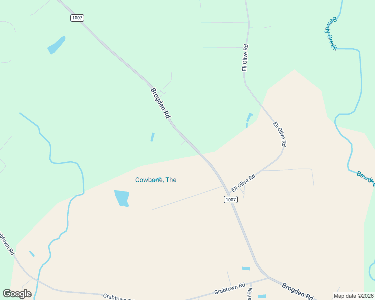 map of restaurants, bars, coffee shops, grocery stores, and more near 8307 Brogden Road in Smithfield