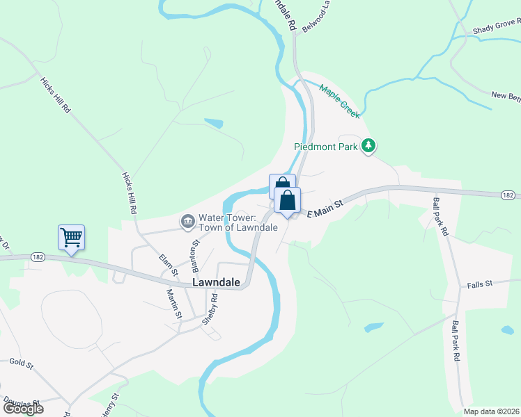 map of restaurants, bars, coffee shops, grocery stores, and more near 111 Hord Street in Lawndale