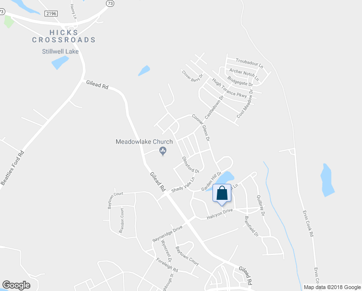 map of restaurants, bars, coffee shops, grocery stores, and more near 6615 Olmsford Drive in Huntersville