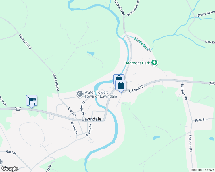 map of restaurants, bars, coffee shops, grocery stores, and more near 111 Hord Street in Lawndale