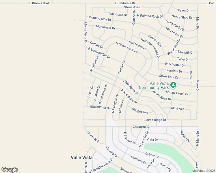 map of restaurants, bars, coffee shops, grocery stores, and more near 10170 North Black Boot Drive in Kingman