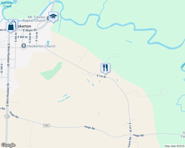 map of restaurants, bars, coffee shops, grocery stores, and more near Morris Bbq Road in Snow Hill