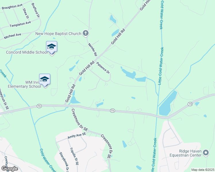 map of restaurants, bars, coffee shops, grocery stores, and more near 360 Patience Dr in Concord