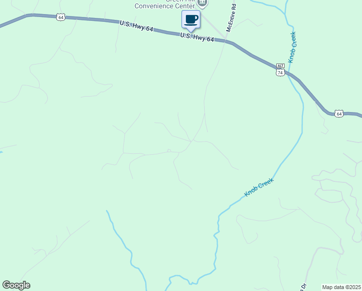 map of restaurants, bars, coffee shops, grocery stores, and more near 426 Turner Road in Rutherfordton