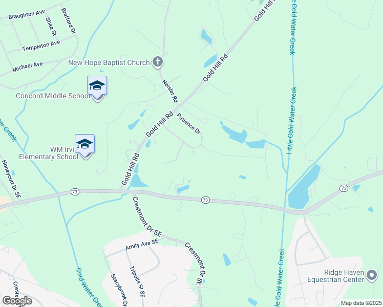map of restaurants, bars, coffee shops, grocery stores, and more near 356 Patience Drive in Concord