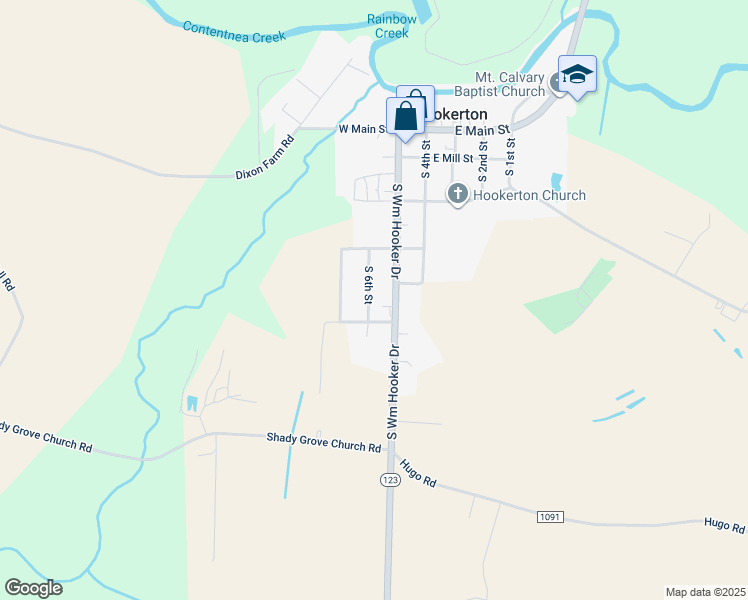 map of restaurants, bars, coffee shops, grocery stores, and more near 421 6th Street in Snow Hill