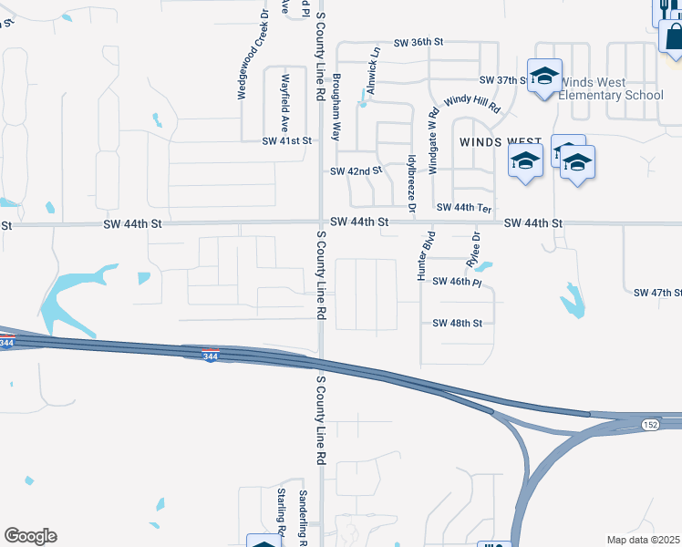 map of restaurants, bars, coffee shops, grocery stores, and more near 4708 Granite Drive in Oklahoma City