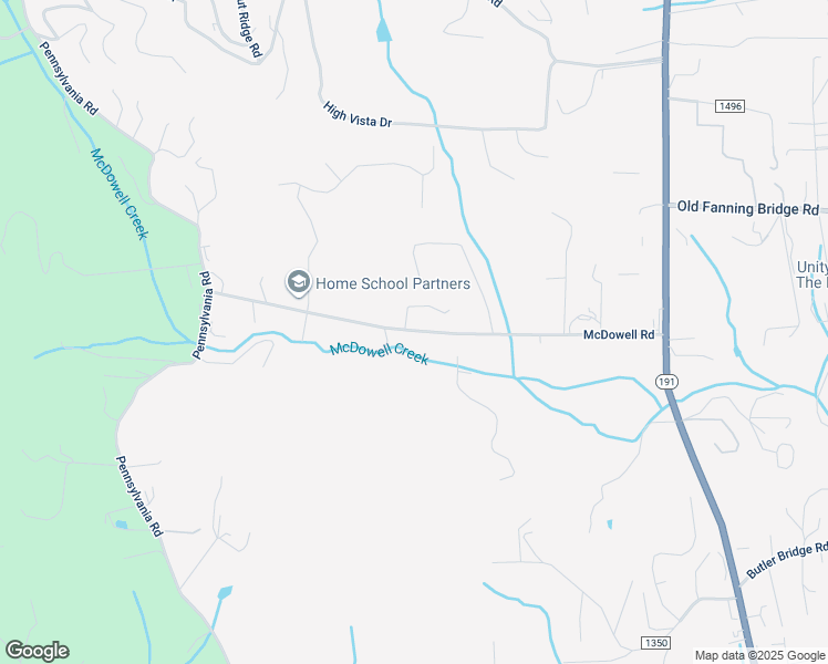 map of restaurants, bars, coffee shops, grocery stores, and more near 115 McDowell Road in Mills River