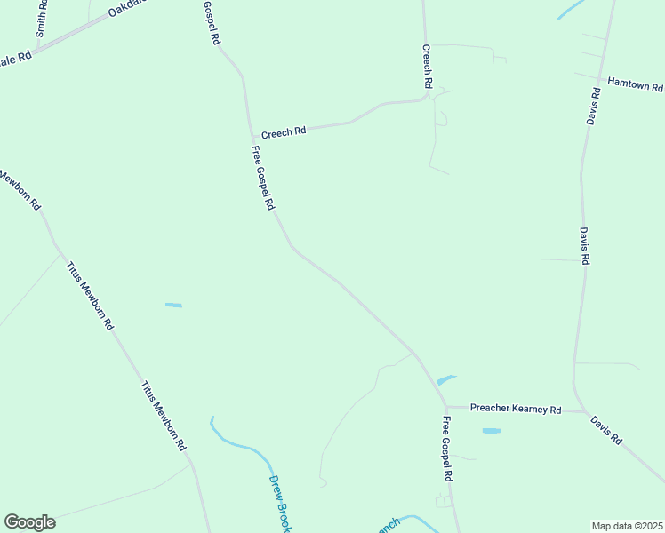 map of restaurants, bars, coffee shops, grocery stores, and more near 1620 Free Gospel Road in Snow Hill