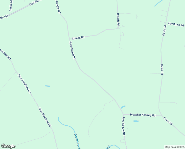 map of restaurants, bars, coffee shops, grocery stores, and more near 1620 Free Gospel Road in Snow Hill