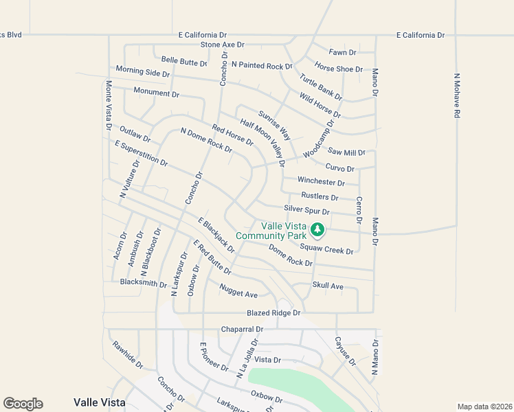 map of restaurants, bars, coffee shops, grocery stores, and more near 7728 Silver Spur Drive in Kingman