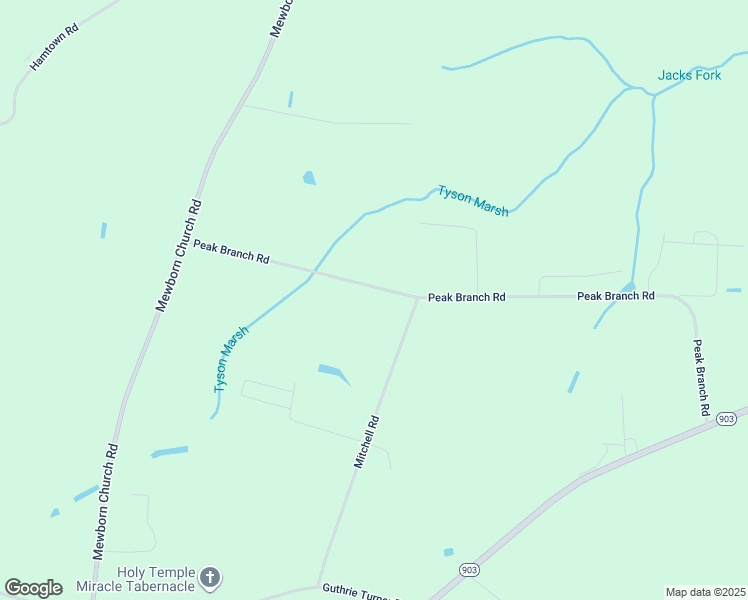map of restaurants, bars, coffee shops, grocery stores, and more near 1041 Peak Branch Road in Snow Hill