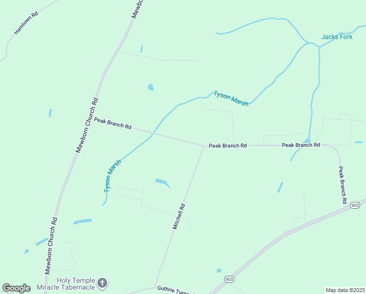 map of restaurants, bars, coffee shops, grocery stores, and more near 1041 Peak Branch Road in Snow Hill