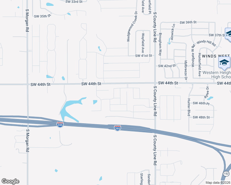 map of restaurants, bars, coffee shops, grocery stores, and more near 9301 Southwest 46th Street in Oklahoma City