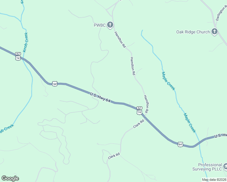 map of restaurants, bars, coffee shops, grocery stores, and more near 3510 US 64/74a Highway in Rutherfordton