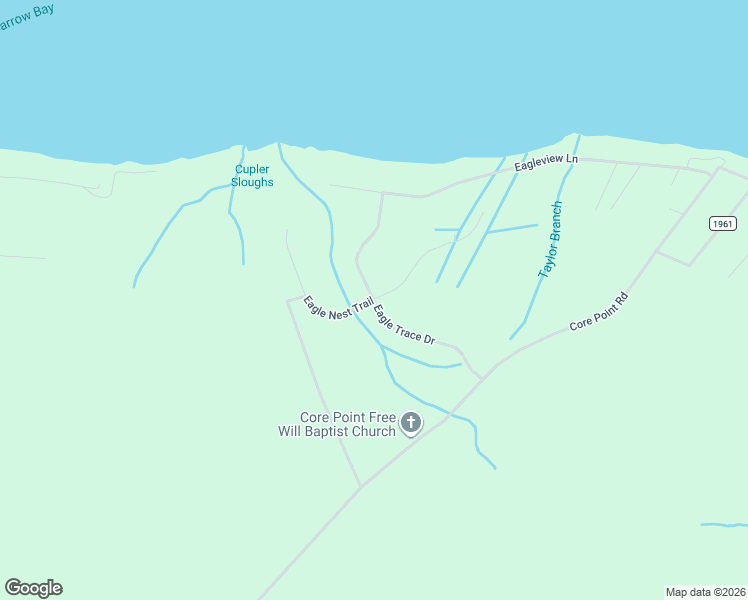 map of restaurants, bars, coffee shops, grocery stores, and more near Eagle Trace Drive in Blounts Creek