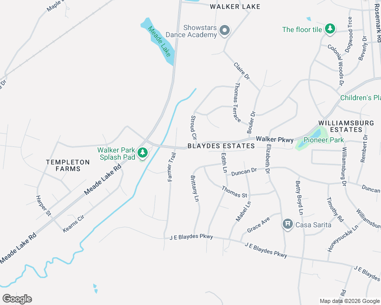 map of restaurants, bars, coffee shops, grocery stores, and more near 1075 Walker Parkway in Atoka