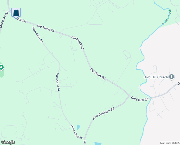 map of restaurants, bars, coffee shops, grocery stores, and more near 6940 Old Plank Road in Stanley
