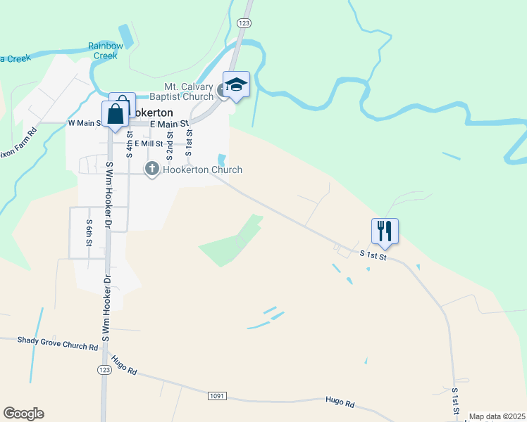 map of restaurants, bars, coffee shops, grocery stores, and more near Morris Bbq Road in Snow Hill