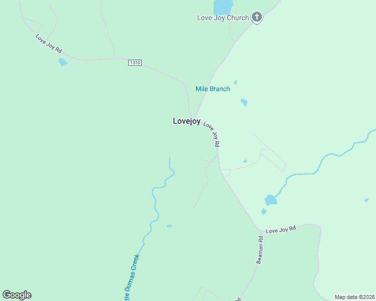 map of restaurants, bars, coffee shops, grocery stores, and more near 2619 Love Joy Road in Troy