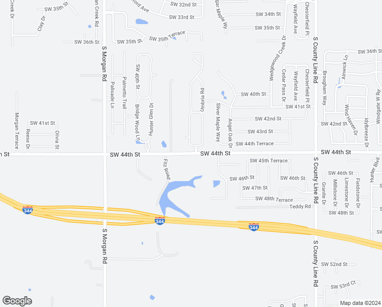map of restaurants, bars, coffee shops, grocery stores, and more near 9432 Southwest 44th Street in Oklahoma City