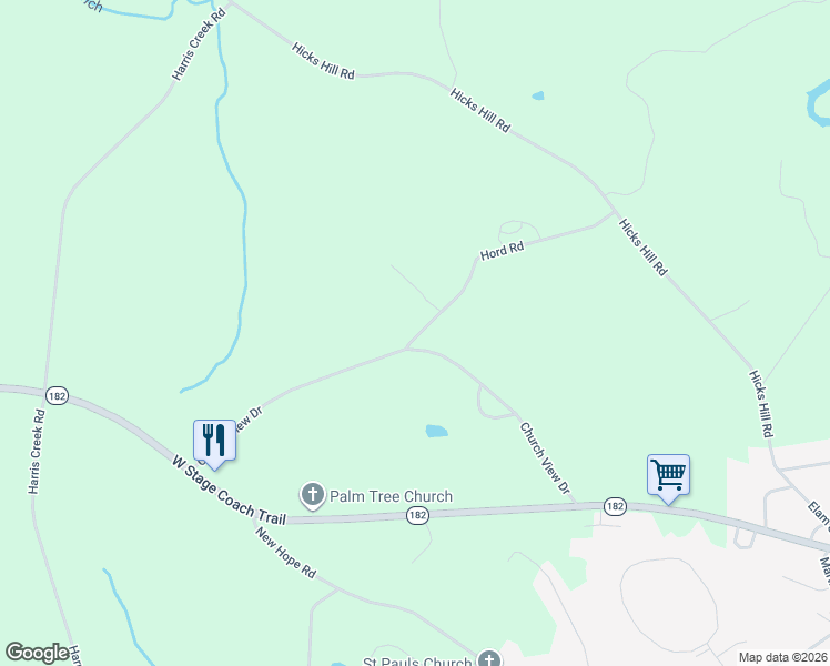 map of restaurants, bars, coffee shops, grocery stores, and more near 146 Hord Street in Lawndale
