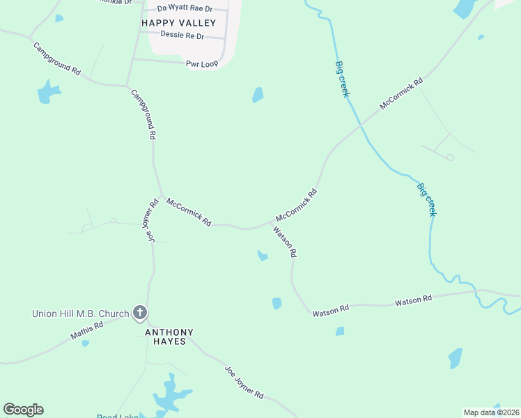 map of restaurants, bars, coffee shops, grocery stores, and more near 1956 McCormick Road in Munford