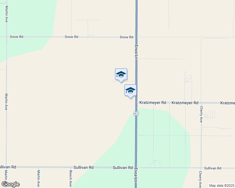 map of restaurants, bars, coffee shops, grocery stores, and more near 22725 Elementary Lane in Bakersfield