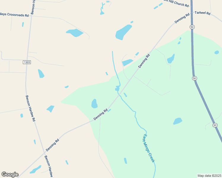 map of restaurants, bars, coffee shops, grocery stores, and more near 726 Denning Road in Benson