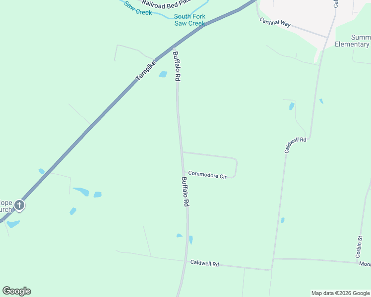 map of restaurants, bars, coffee shops, grocery stores, and more near 184 Commodore Circle in Summertown
